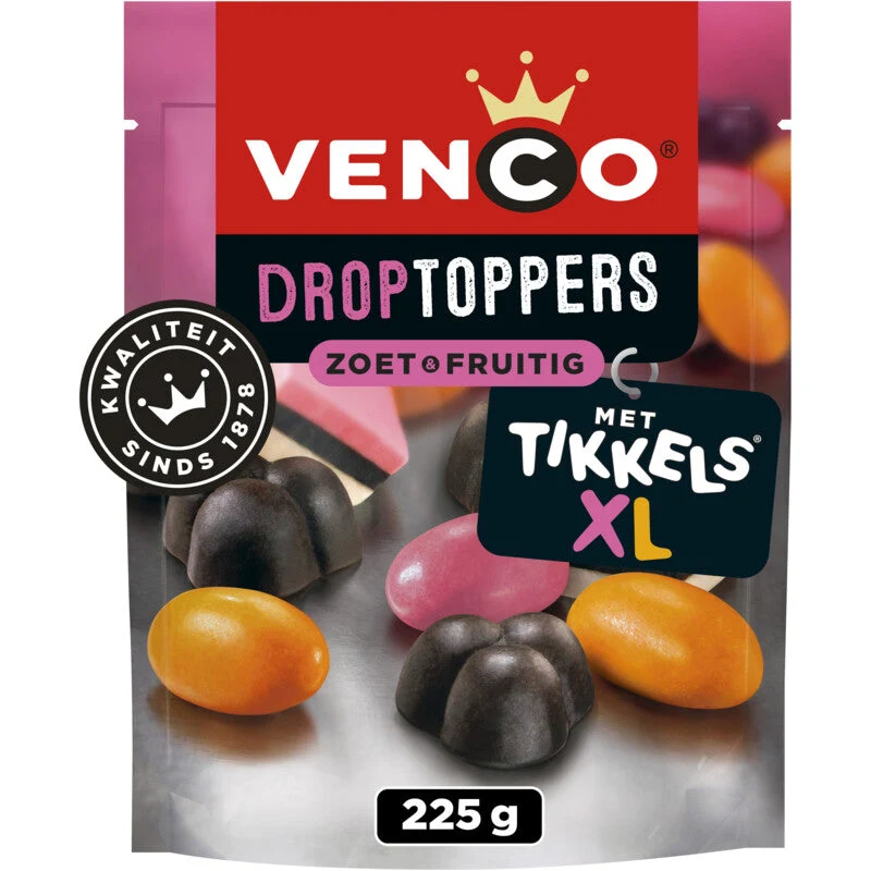 Venco Droptoppers Sweet & Fruity
