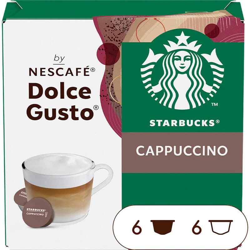 Starbucks Dolce Gusto Cappuccino Coffee Capsules