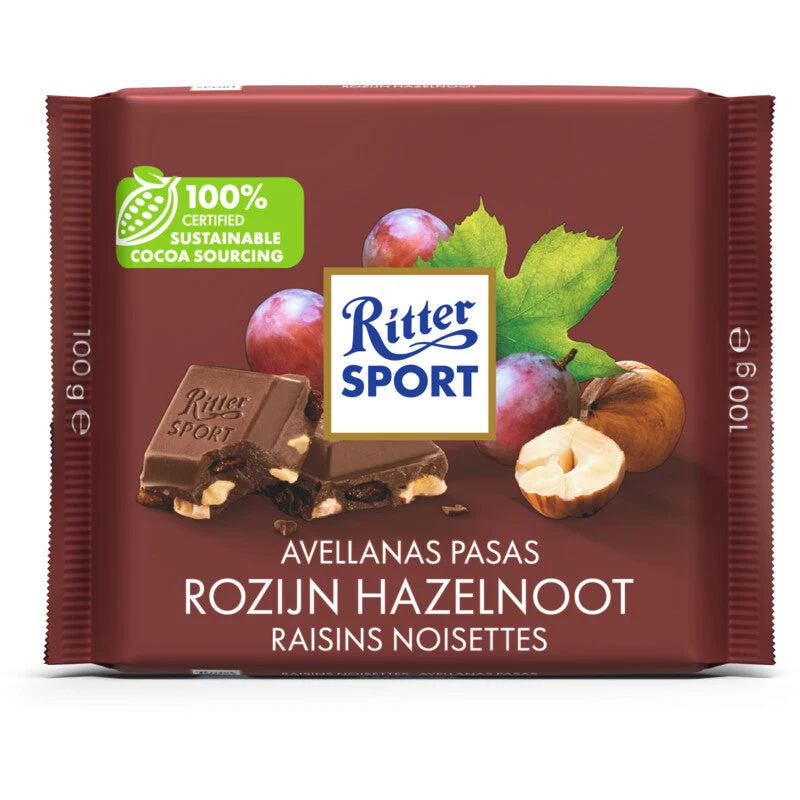 Ritter Sport Raisin & Hazelnut Tablet