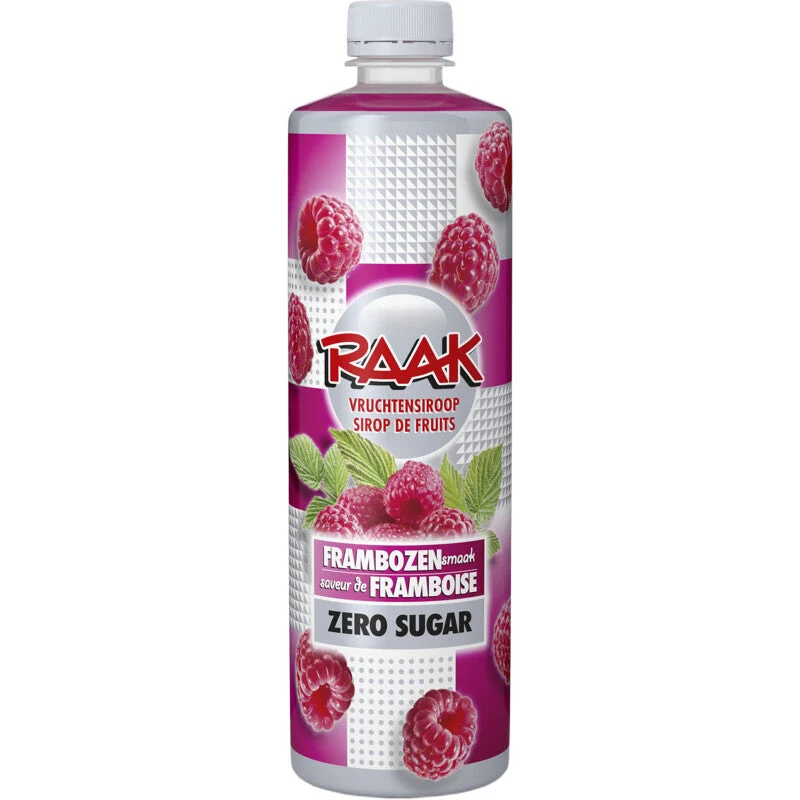 Raak Fruit Syrup Raspberries Zero Sugar