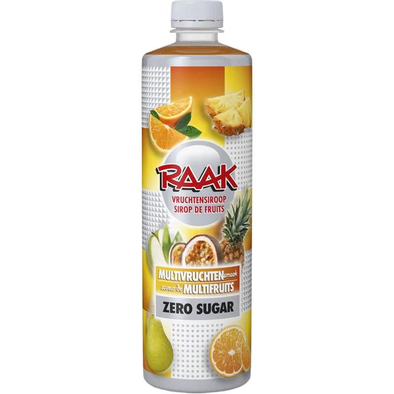 Raak Fruit Syrup Multi-fruit Zero Sugar