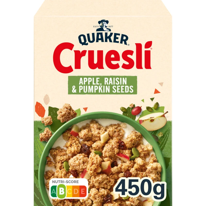 Quaker Cruesli Apple & Raisin
