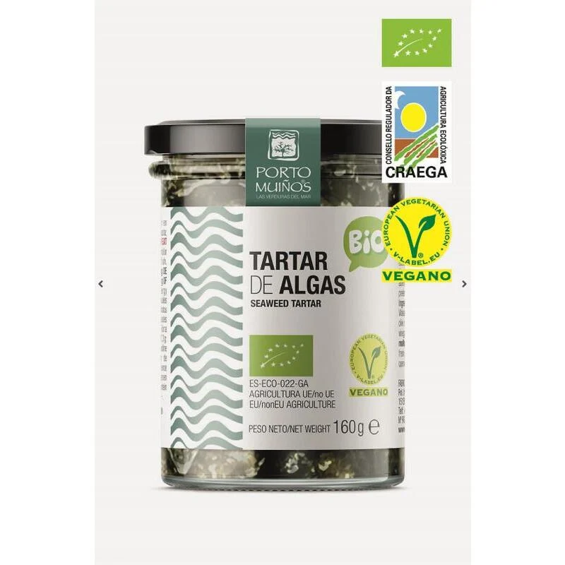 Porto Muinos zeewier spread bio 160g