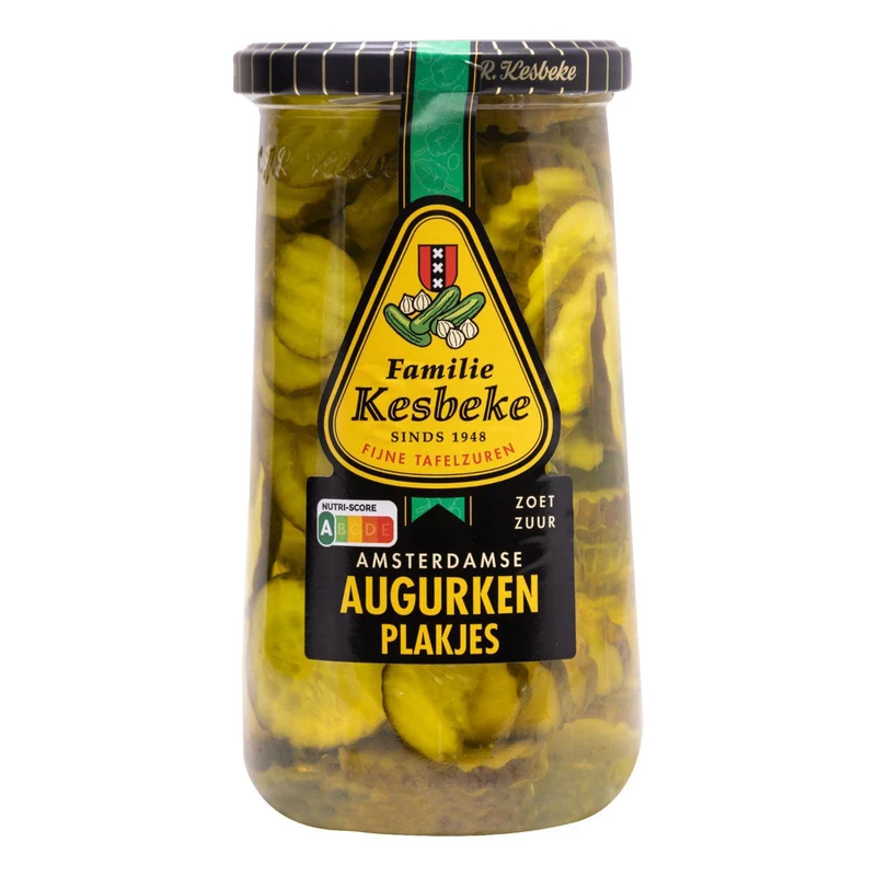 Kesbeke Amsterdam Pickles Slices Of Sweet And Sour