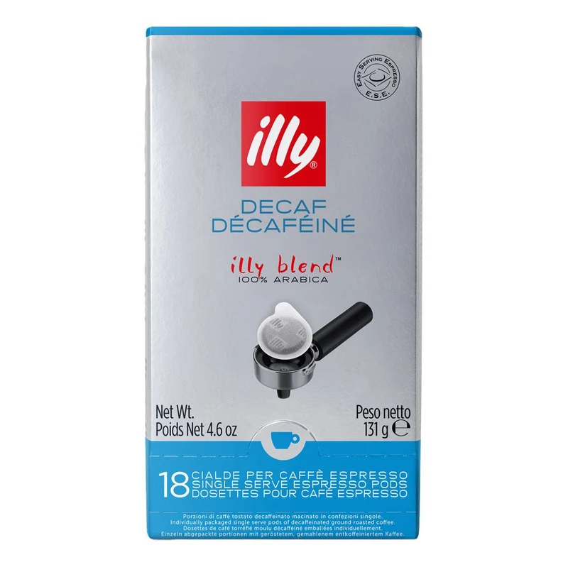 Illy Espresso Sachets Decaffeinato 18-Pack