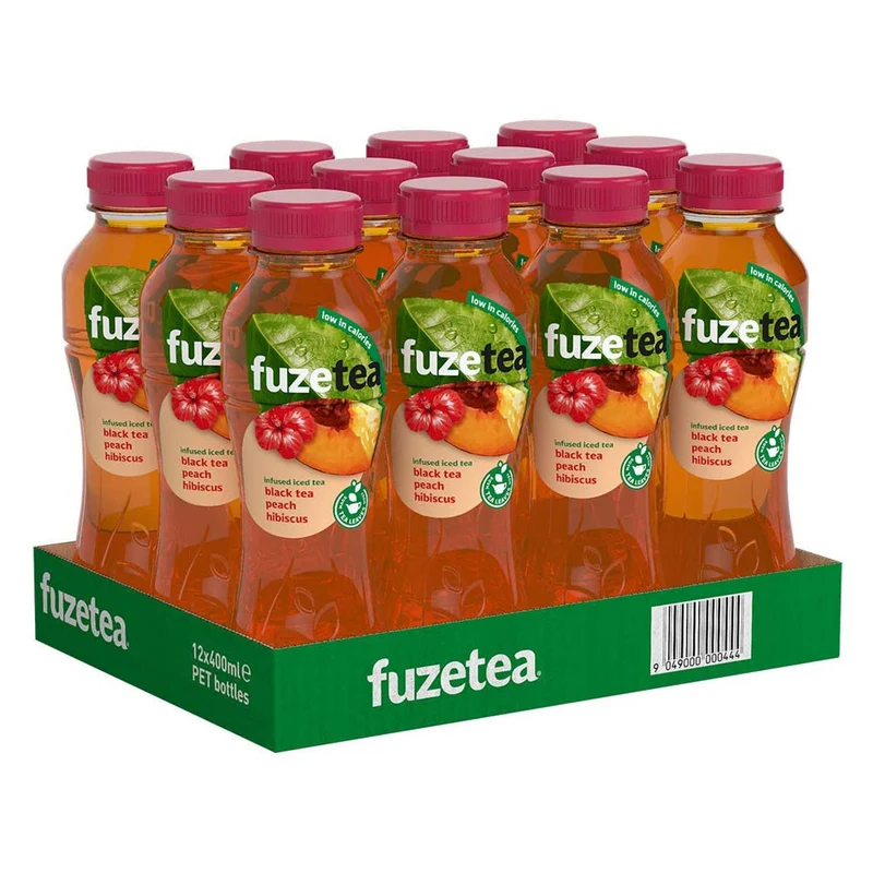 Fuze Tea Black Tea Peach-Hibiscus 12x400ml