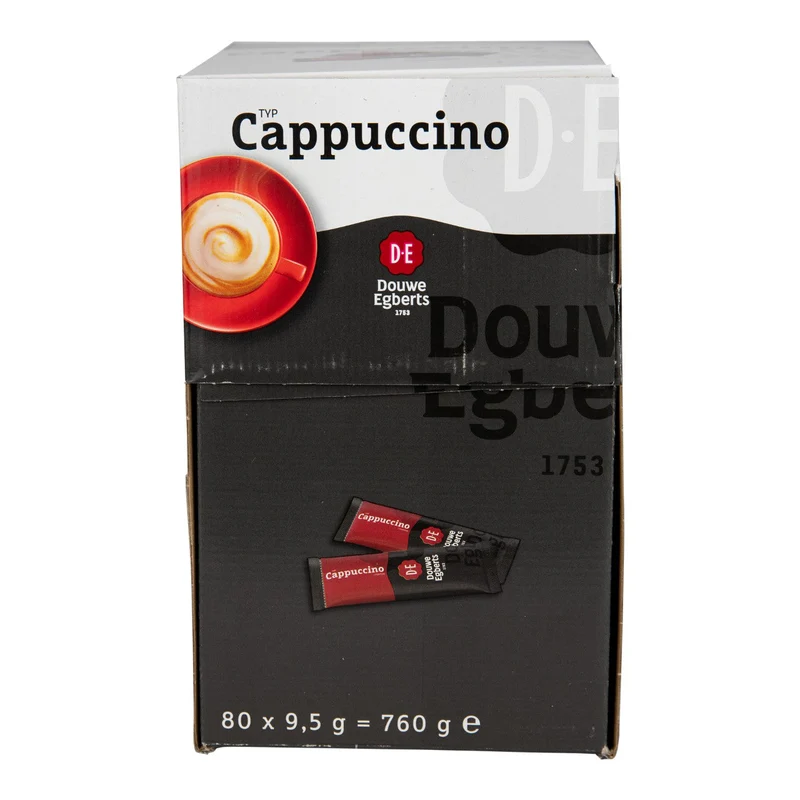 Douwe Egberts Solvent Cappuccino Sticks 80-Pack