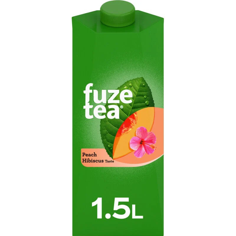 Fuze Tea Black Tea Peach Hqibiscus