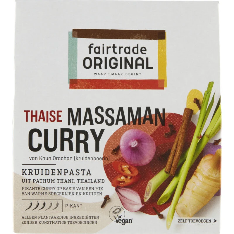 Fairtrade Original Massaman Curry Paste