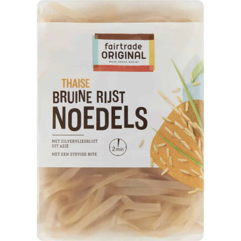 Fairtrade Original Thai Rice Noodles Brown Rice