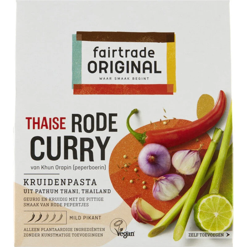Fairtrade Original Red Curry Spice Paste