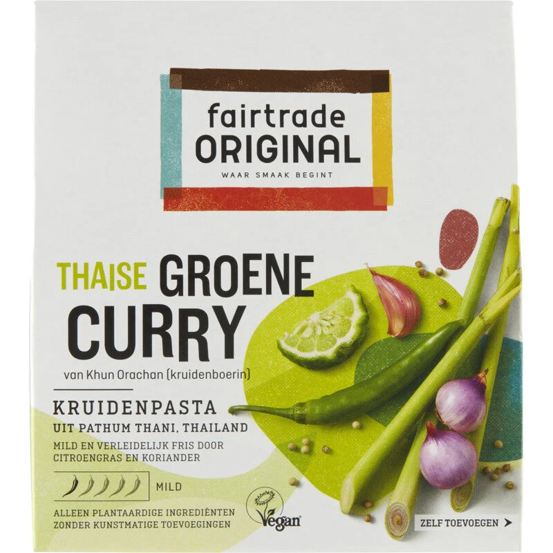 Fairtrade Original Green Curry Spice Paste