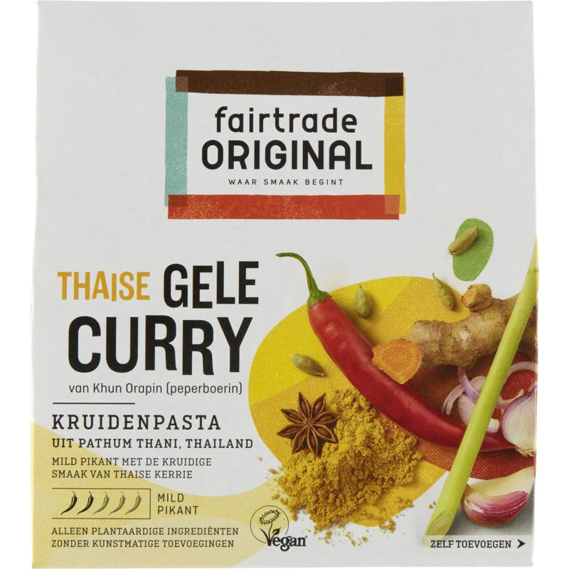 Fairtrade Original Yellow Curry Spice Paste