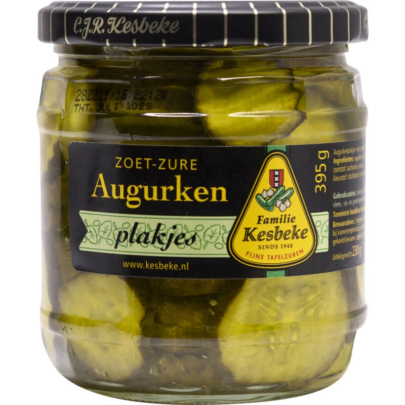 Kesbeke Pickles Slices Sweet and Sour