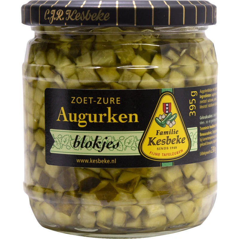 Kesbeke Pickles Cubes Sweet and Sour