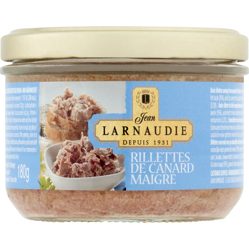 Jean Larnaudie Rillettes de Canard Maigre