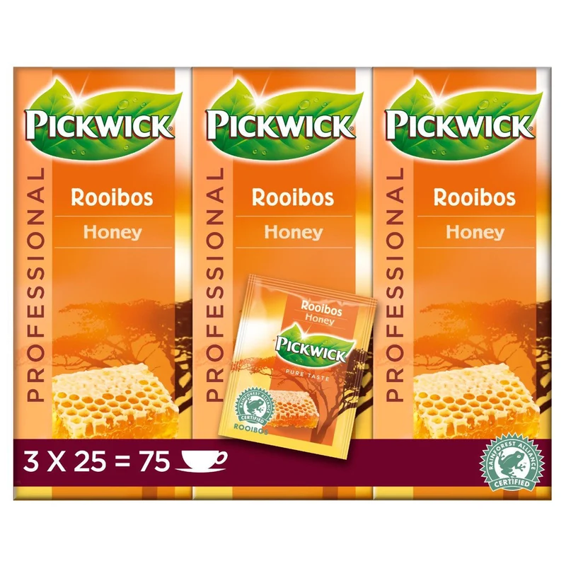 Pickwick Professional Rooibos Honey 75-Pack