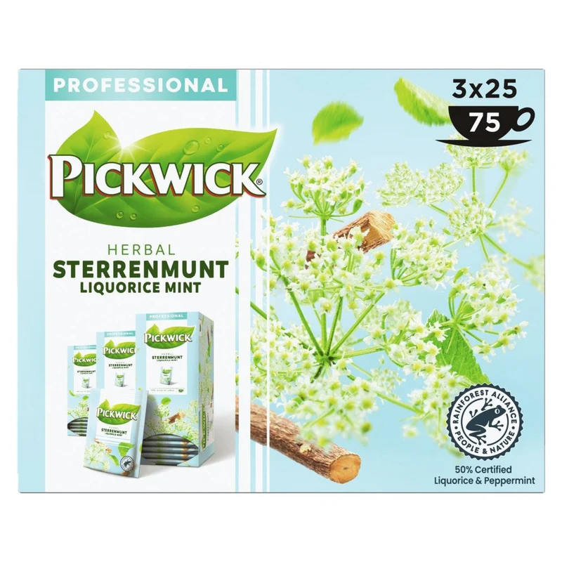 Pickwick Professional Sterrenmint 75-Pack