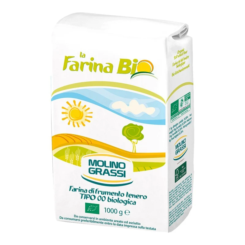 Molino Grassi Farina Di Frumento Tenero Tipo 00 Biologica, Bio