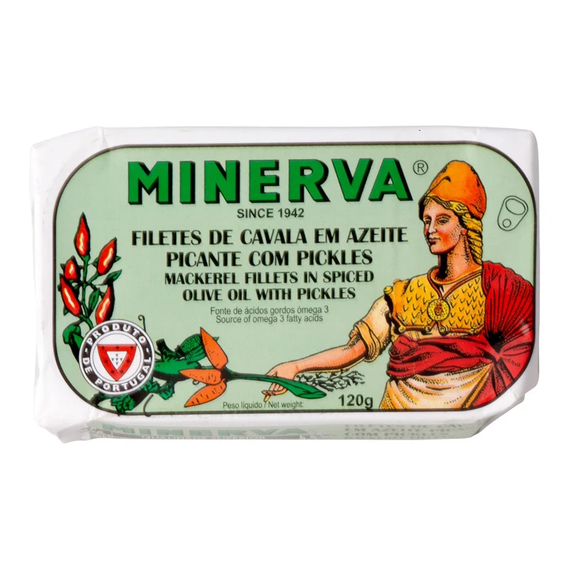 Minerva Mackerel With Vegetables In Spicy Olive Oil