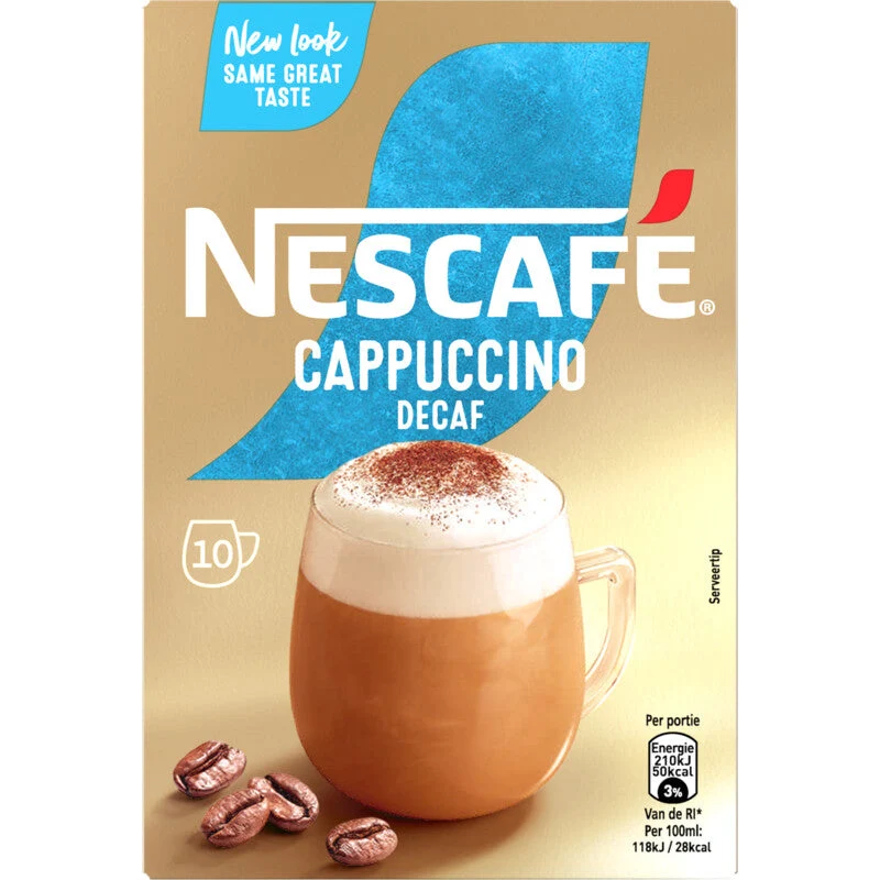 Nescafé Gold Cappuccino Decafé Instant Coffee