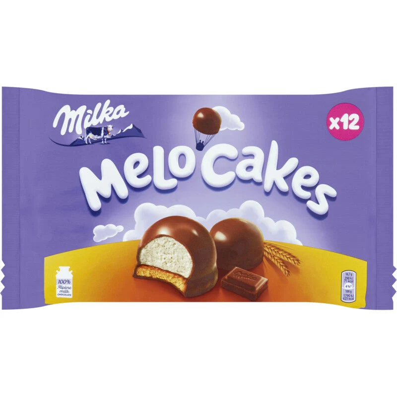 Milka Melocakes Biscuits Foam and Chocolate
