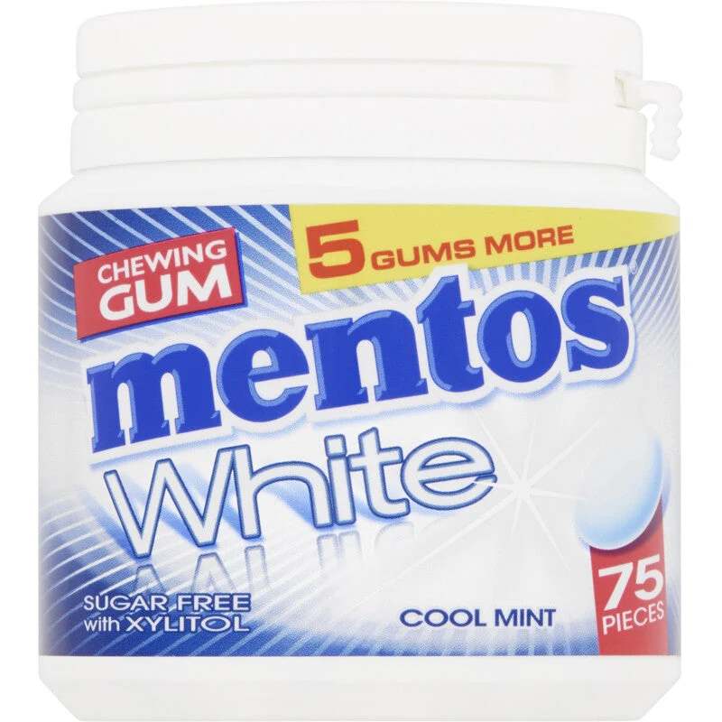 Mentos Gum White Cool Mint