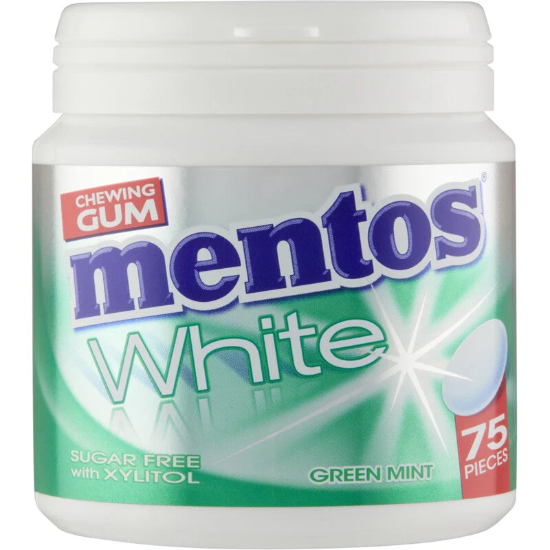 Mentos Gum White Green Mint