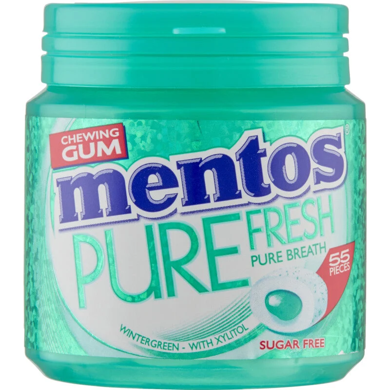 Mentos Gum Bottle Pure Fresh Wintergreen
