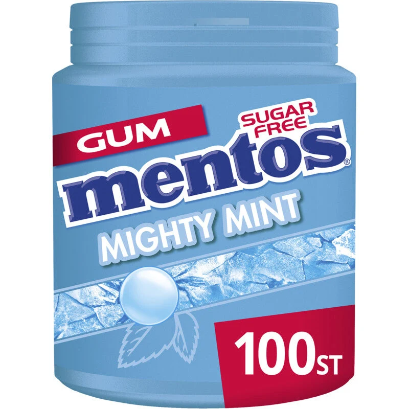 Mentos Gum Bottle Mighty Mint