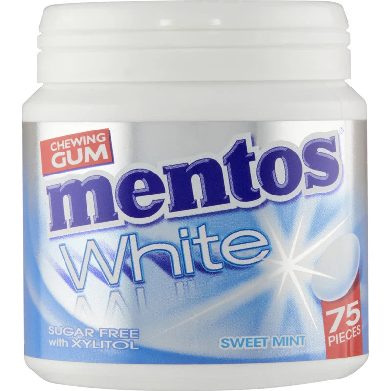 Mentos Gum White Sweet Mint