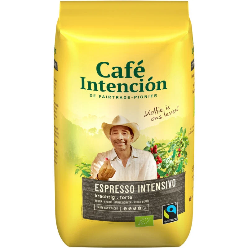Caf‚ Intenci¢n Ecol¢gico Espresso Beans Strong