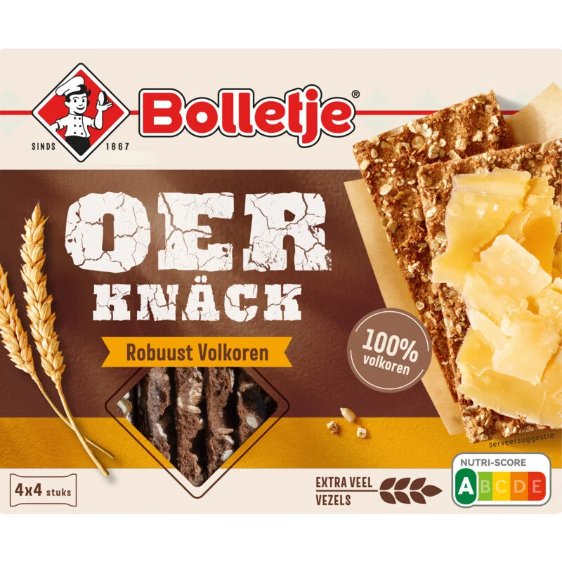 Bolletje Oerkn„ck Robust Whole Grain