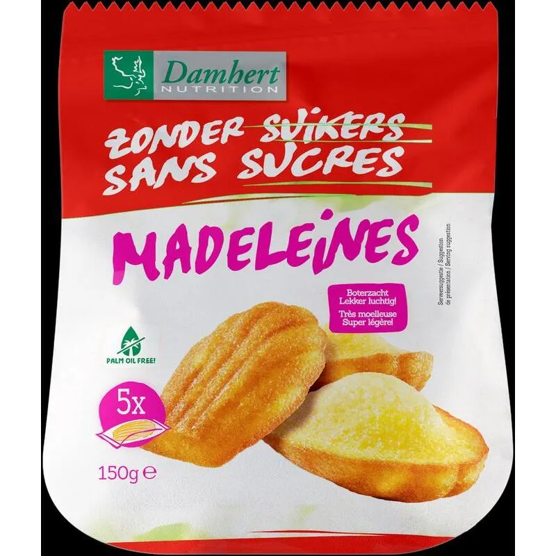 Damhert Damhert madeleines z suiker 150g