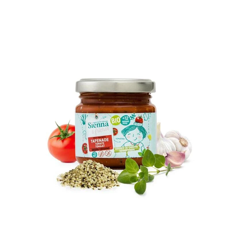 Sienna & Friends Spread tomaat & oregano bio 90g