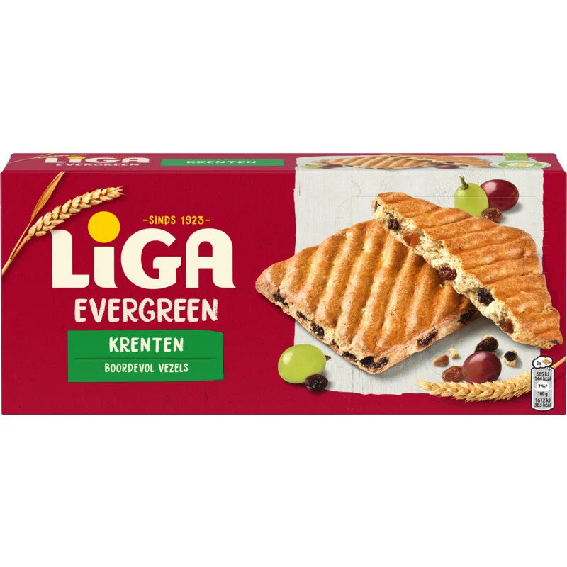Liga Evergreen Biscuits Currants