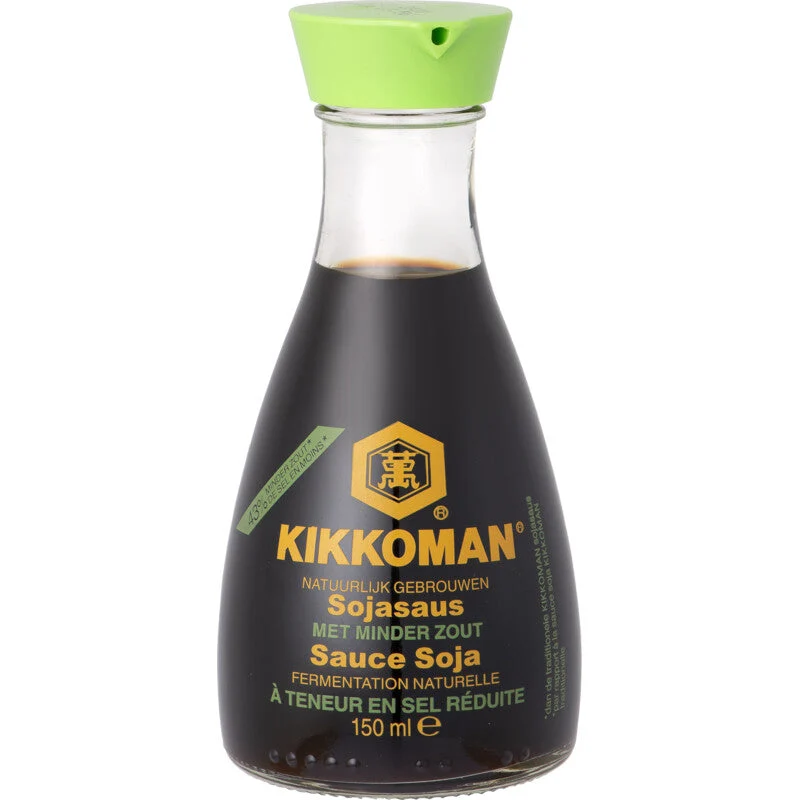 Kikkoman Soy Sauce Less Salt