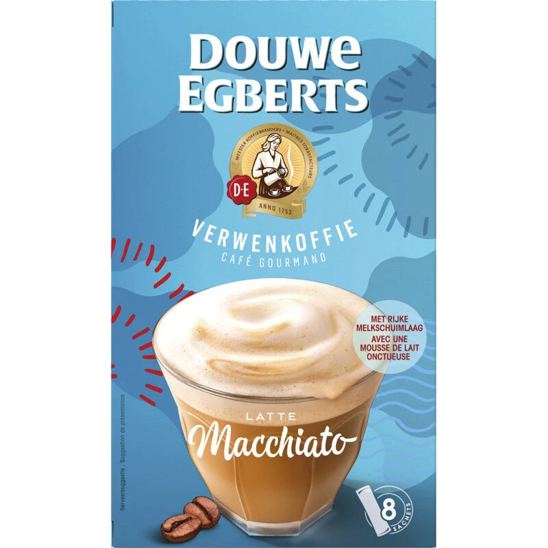 Douwe Egberts Verwenkoffie Latte Macchiato Instant Coffee