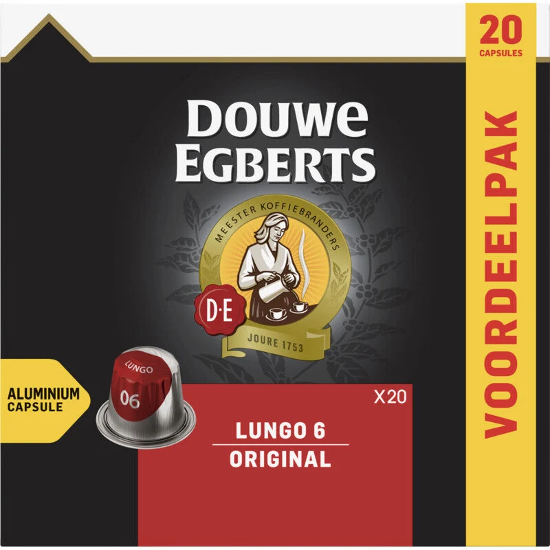 Douwe Egberts Lungo Original Coffee Cups XL