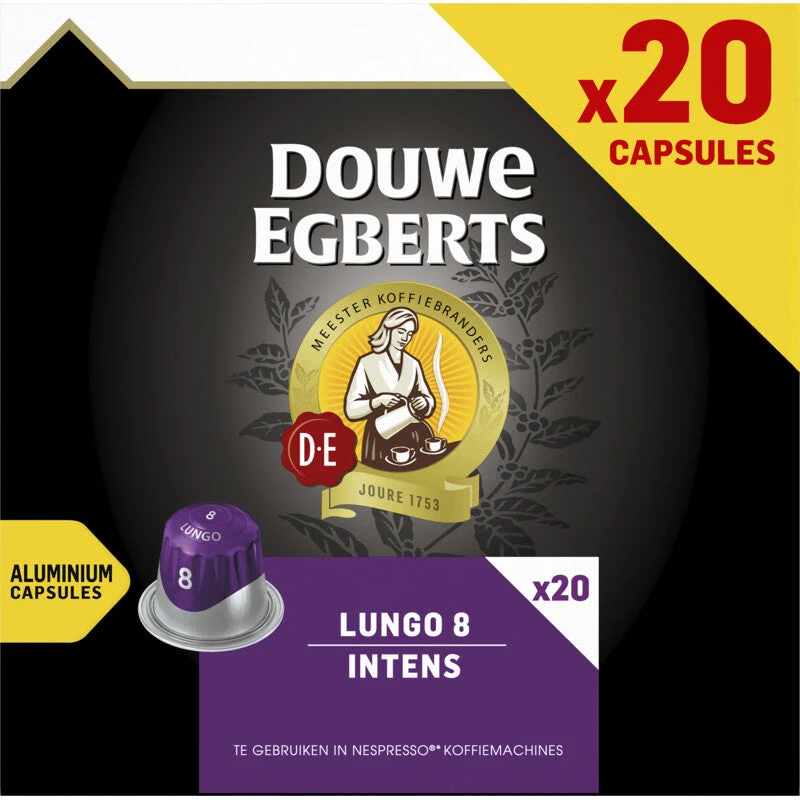 Douwe Egberts Lungo Intens Coffee Cups XL