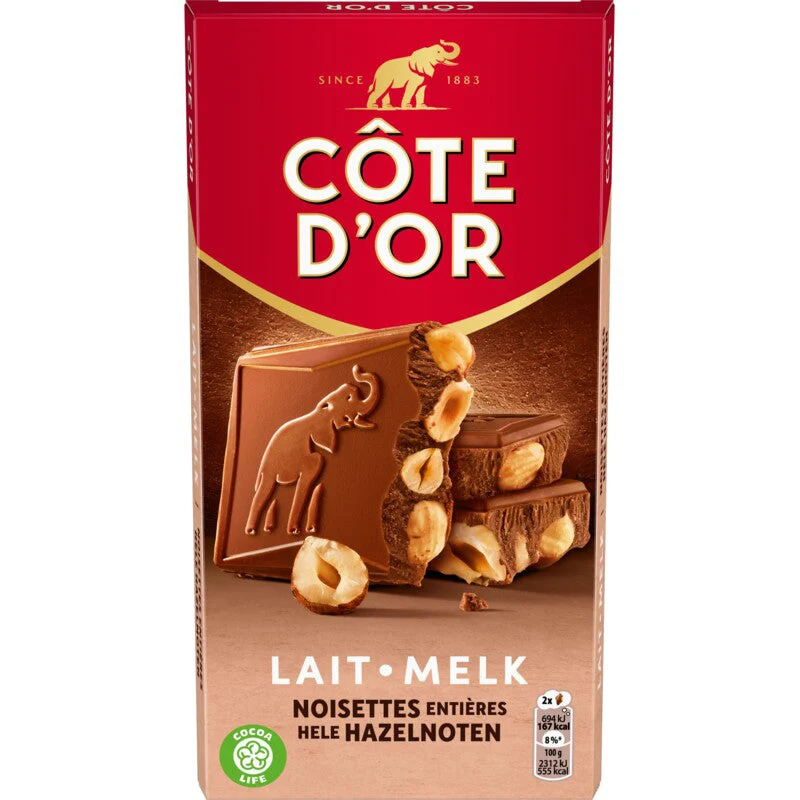 Côte d'Or Bloc Milk Hazelnut