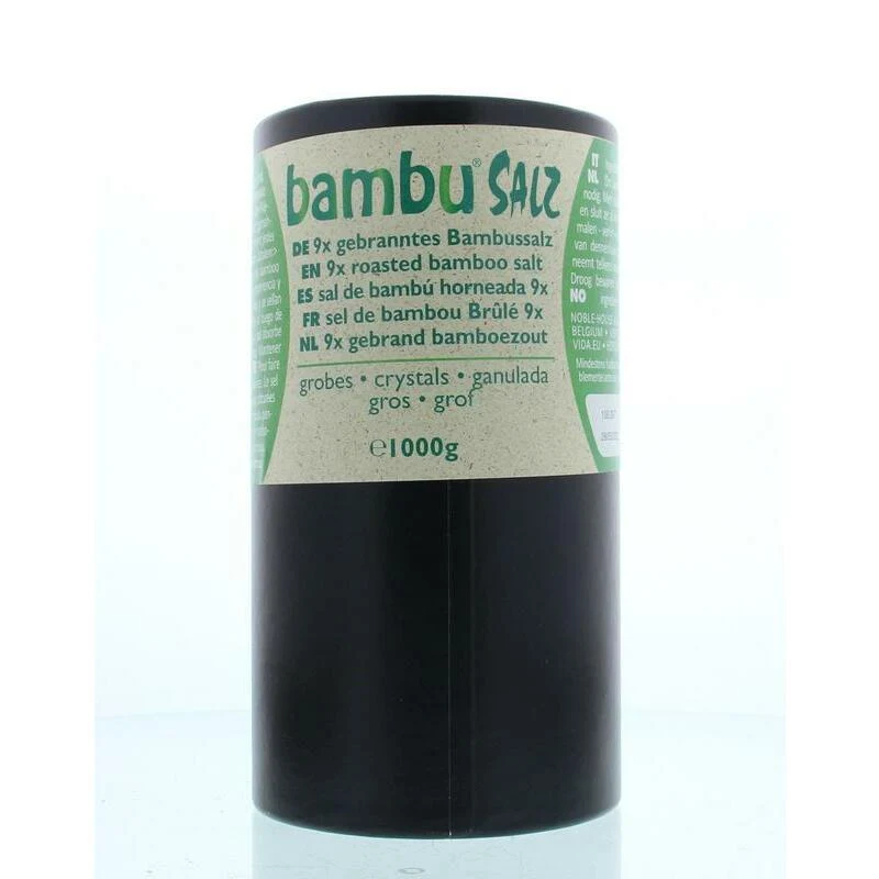 Bambu Salz Bamboezout zeer grof 9x gebrand 1000g