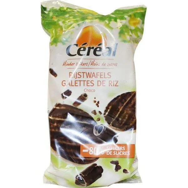 Cereal Choco rijstwafels suikervrij 100g