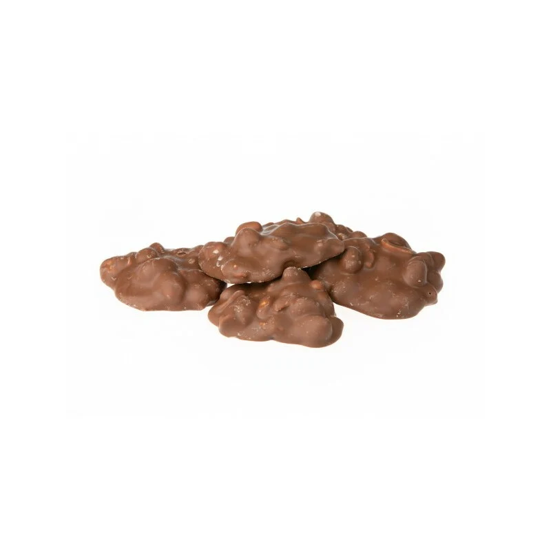 Mijnnatuurwinkel Chocolade pindarotsen melk 400g