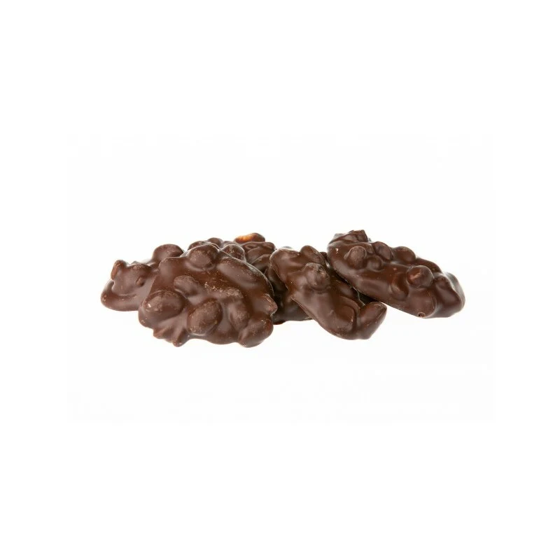 Mijnnatuurwinkel Chocolade pindarotsen puur 400g