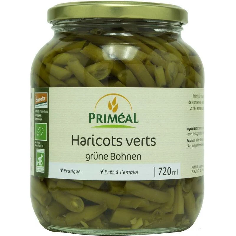 Primeal Haricots verts sperziebonen bio 720ml