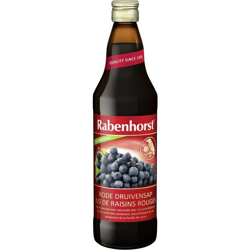 Rabenhorst Druivensap met ijzer bio 750ml