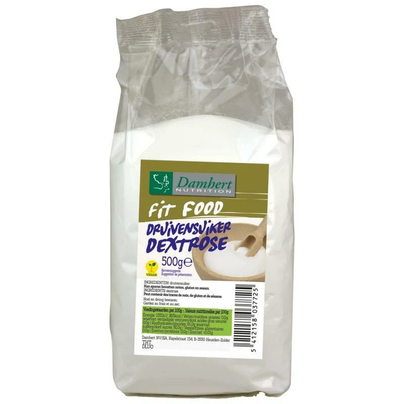 Damhert Fit food druivensuiker 500g