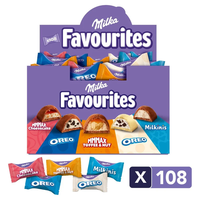 Milka Mini Chocolate Pieces Mix