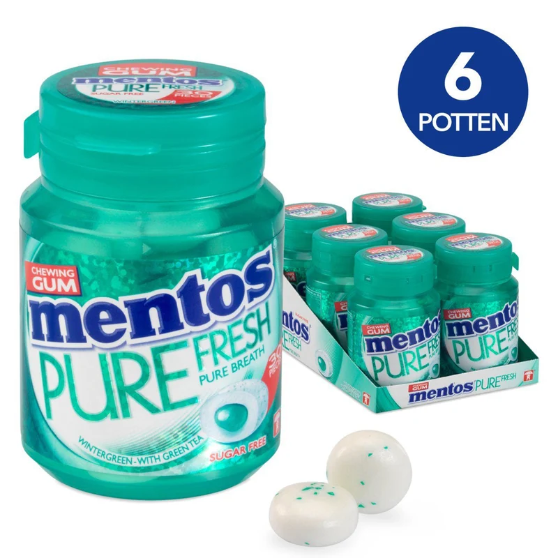 Mentos Wintergreen Pure Fresh 6x60G